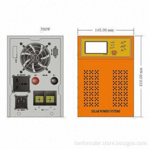 New design solar inverter, built-in MPPT controller 3, 5 and 10kW